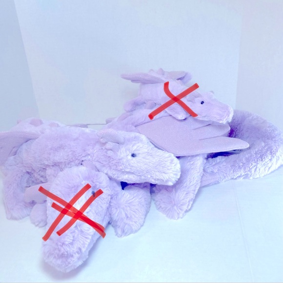 BNWT JellyCat Lavender Dragon Med 27” with tail unfurled - Picture 6 of 10